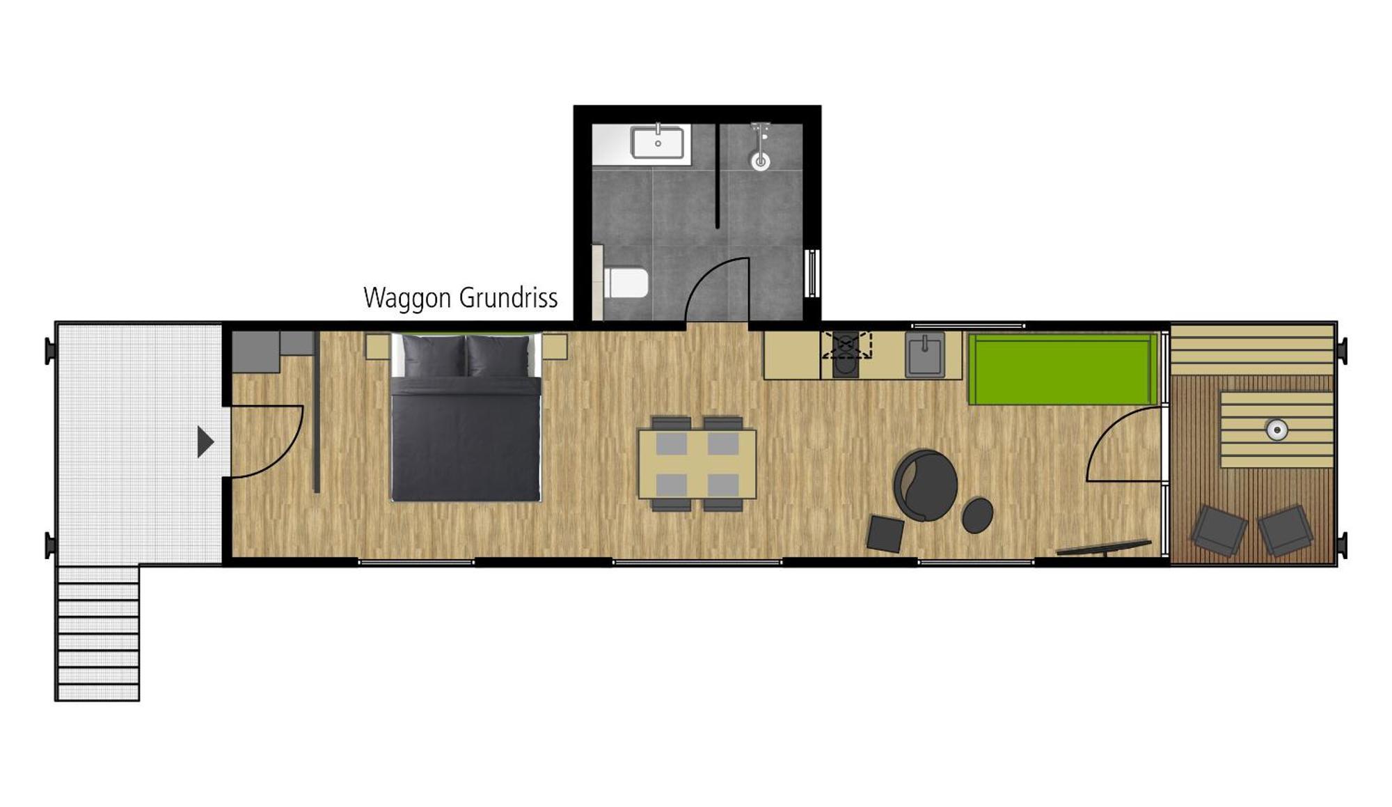 Lokomotel-waggon, Luxus Im Eisenbahnwaggon * Stadtlohn
