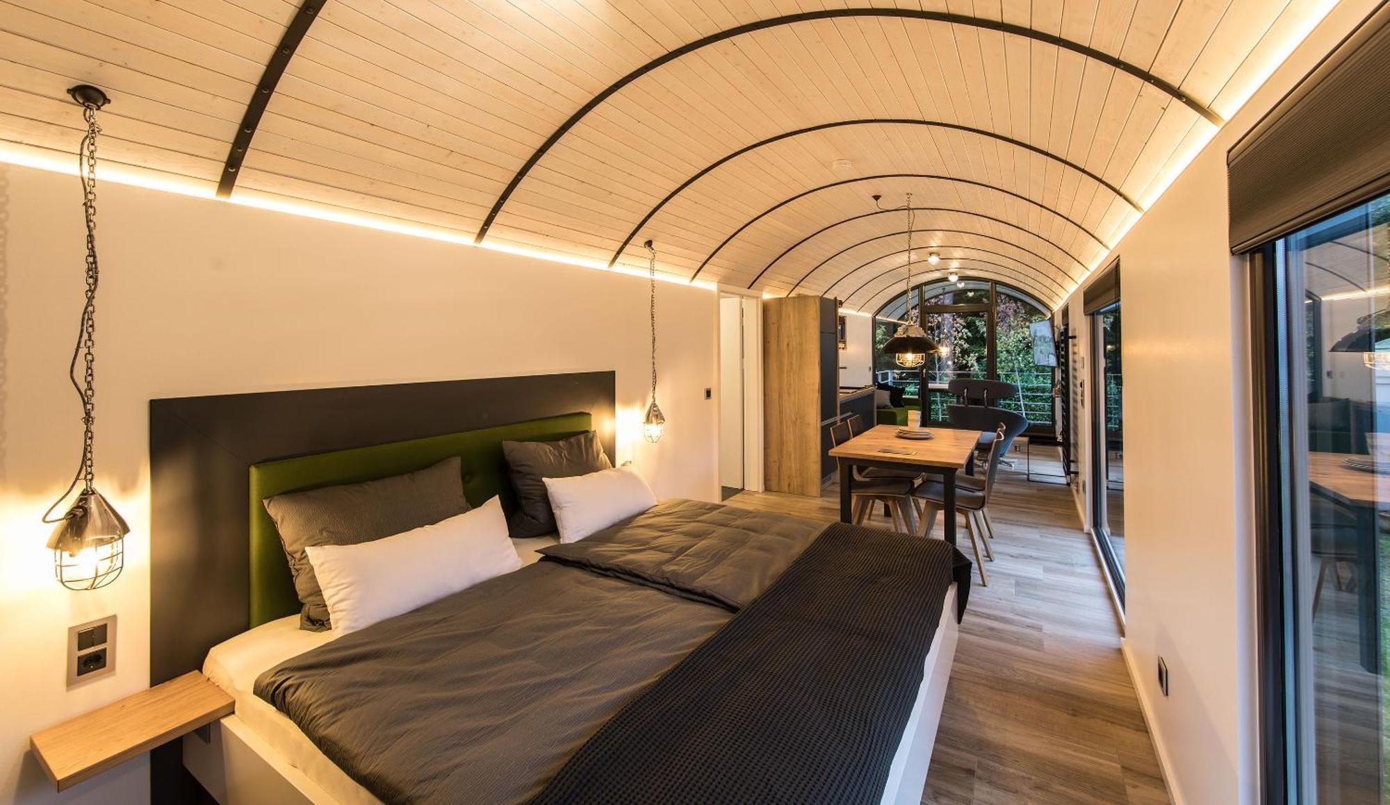 Appartement Lokomotel-waggon, Luxus Im Eisenbahnwaggon
